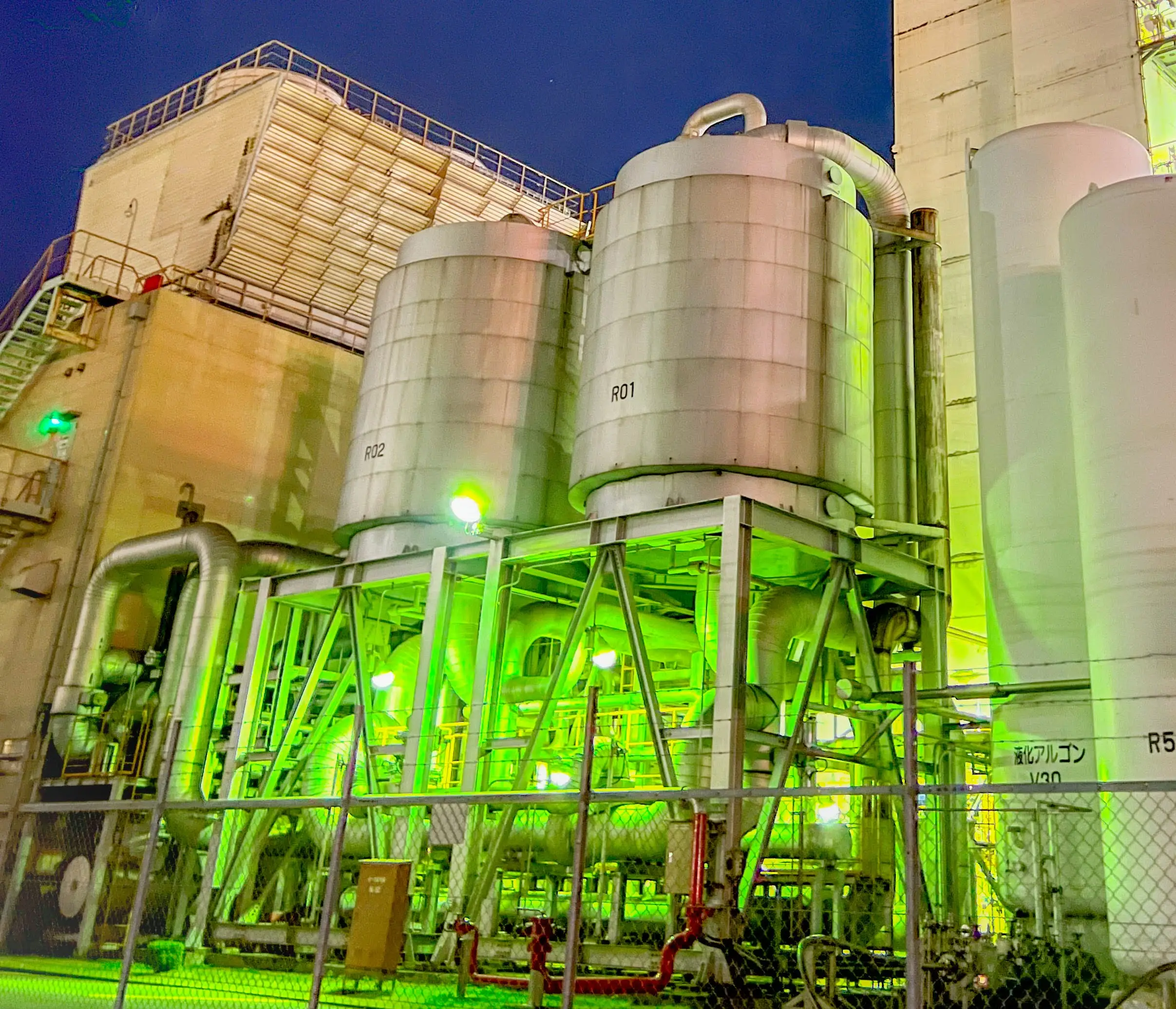 Factory Night Illumination