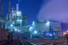 Industrial Complex at Dusk