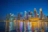 Singapore Skyline at Night
