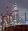 Petrochemical Refinery at Night