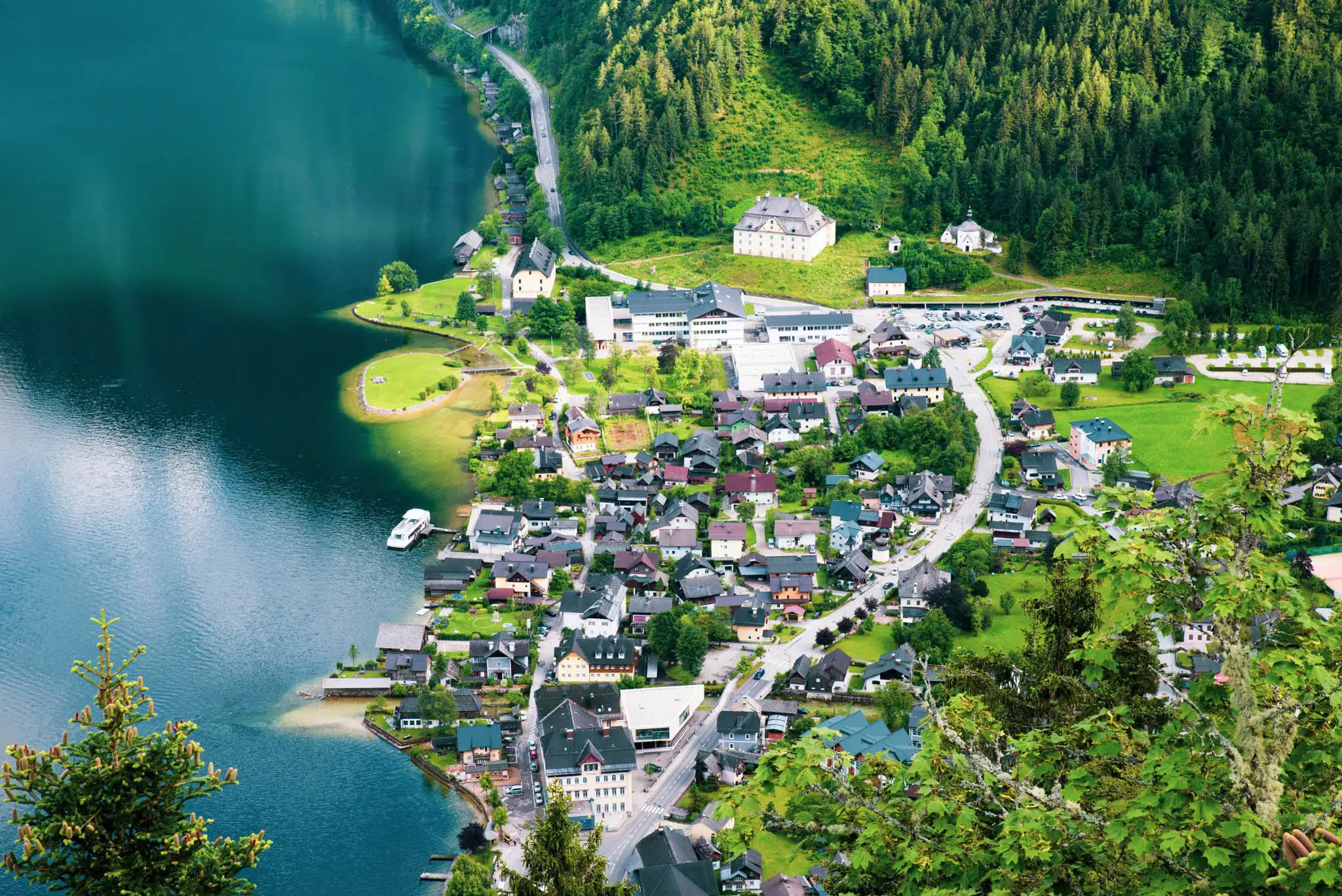 Hallstatt from the Hilltop