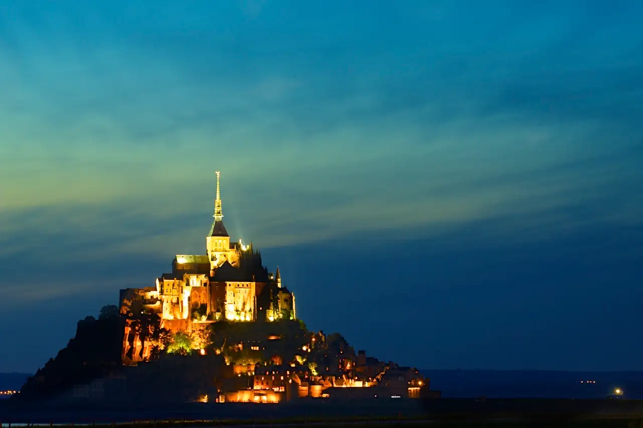 Mont-Saint-Michel at Twilight