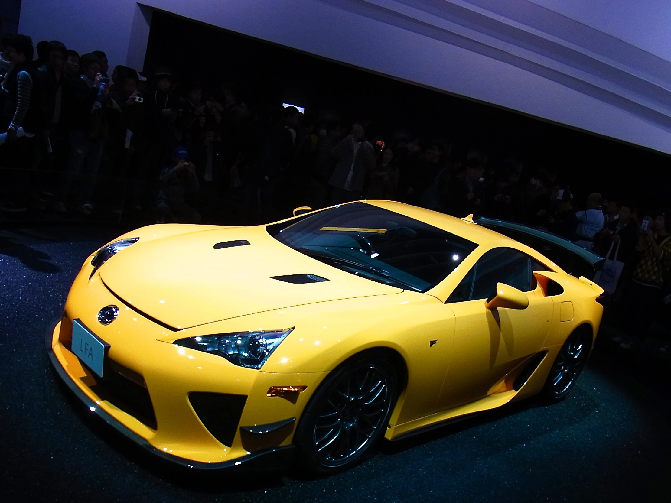 Yellow Lexus LFA